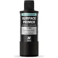 Vallejo 74.660, Grunning, Metall, Polyvinylklorid (PVC), Tre, Ferdigmikset, Sort, Glossy, 200 l