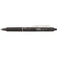 Pilot FriXion Ball Clicker - Rulleballpenn - svart - gelblekk - 0.7 mm - fin - retraktil - med viskelær