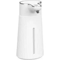 Mtp Products Automatisk flytende såpedispenser med sensor for bad/kjøkken - 400ml - Hvit