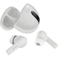 Philips TAT2520WT - True wireless-hodetelefoner med mikrofon - i øret - Bluetooth - hvit