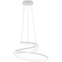 LUCE Design LED-hengelampe COASTER, hvit, Ø 60 cm, metall, CCT