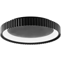 LUCE Design LED-taklampe Niike, svart, Ø 40 cm, metall, CCT