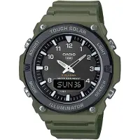 Casio Aq-s820 46.6mm 10atm Solar Quartz Analog-digital Klokke
