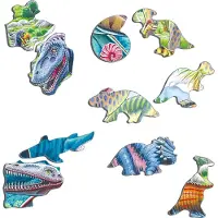 Larsen Puzzles Dinosaurs that fly run and dive