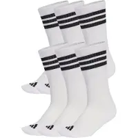Adidas 3 Stripes Essentials Cushioned Crewsokker 6 Enheter