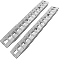 Vevor 84"x14" aluminium lasteramper 6000lbs bilhenger lastebil krok ende 1 par