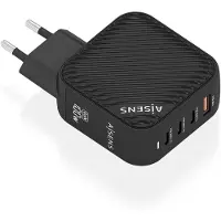 Aisens Asch-100w4p029-bk Usb-a-og Usb-c-vegglader