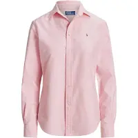 Ralph Lauren for woman. 211891377002 Slim fit oxford shirt pink (32), Casual, Cotton, Classic, Long sleeve