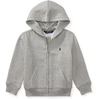 Ralph Lauren Cardigan m. Hette - Grå Melert - - 2 år (92) - Cardigan