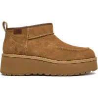 Ugg for woman. 1158193 Cityfunc Ultra Mini Booties brown (39), 3 to 5 cm, Zip, Casual