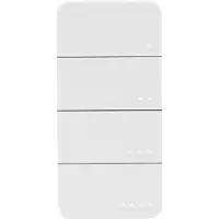 Shelly BLU RC Button 4 ZB White - Bluetooth- og Zigbee-fjernkontroll med 4 kanaler