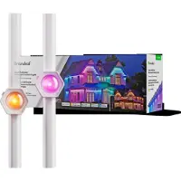 Nanoleaf Smart Multicolor Permanent Outdoor Lights Smarter Kit, 15m