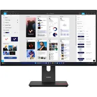Lenovo ThinkVision T32UD-40 - LED-skjerm - 32" (31.5" synlig) - 3840 x 2160 4K @ 60 Hz - IPS - 350 cd/m² - 1500:1 - HDR10 - 4 ms - eklipsesvart - m...