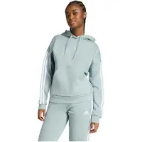 Adidas 3 Stripes Fleece Hettegenser