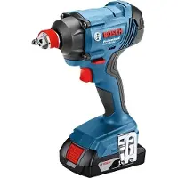 Bosch slagtrekker GDX 180-LI 2x2,0Ah 180Nm i koffert (1/2" HEX 1/4")