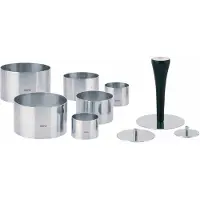 GEFU FORMIDABLE, Kakering, Rund, 3 cm, 4 cm, 5 cm, 6 stykker