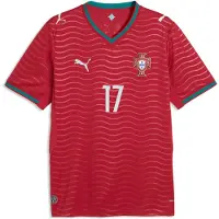 Puma Portugal 2026 Home Player Jersey Men, Football, Club Red/Green Lagoon/Rl, XL