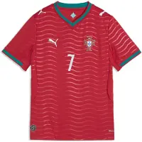 Puma Portugal 2026 Home Player Jersey Youth, Shop, Club Red/Green Lagoon, 9-10Y