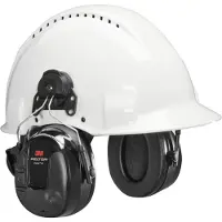 Peltor ProTac III MT13H221P3E - Hodetelefoner - hjelmmontering - kablet - 3,5 mm jakk - lydisolerende - svart