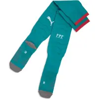Puma Portugal Graphic Football Socks Men, Clothing, Green Lagoon/Club Red, 35-38