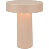 Briloner LED-batteridrevet bordlampe Bito, beige/beige, høyde 20 cm, IP44