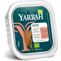 Yarrah Økologisk Paté 12 x 150 g - Økologisk kylling med økologisk laks & økologisk tang