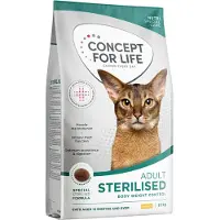 Concept for Life 8 + 2 kg på kjøpet! 10 kg kattemat - Sterilised Cats med kylling