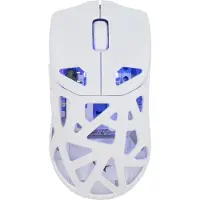White Shark DAGONET Wireless (White) - Gaming mus - Optisk - 6 - Hvit