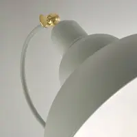 Searchlight Gulvlampe Yosra, taupe, metall, 166 cm, E27