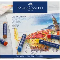Faber-Castell Creative Studio - Fargeblyant - oljepastell - for tre, kartong - assorterte farger (en pakke 24)