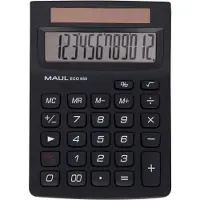 MAUL ECO 650, Lomme, Grunnleggende, 12 sifre, 1 linjer, Solar, Svart