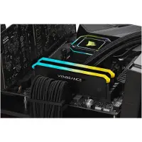 Corsair Vengeance RGB RS - DDR4 - sett - 32 GB: 2 x 16 GB - DIMM 288-pin - 3200 MHz / PC4-25600 - CL16 - 1.35 V - ikke-bufret - ikke-ECC - svart