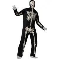 Atosa Glow In The Dark Skeleton Mann Kostyme