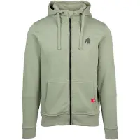 Gorilla wear Leon Zipped Hoodie, green, xxlarge