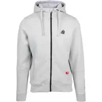 Gorilla wear Leon Zipped Hoodie, grey, xxlarge