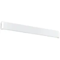 Ideal Lux LED-vegglampe Delta, hvit, bredde 83 cm, 3 000 K
