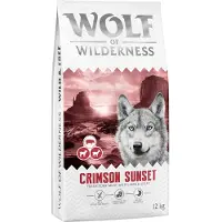 Wolf of Wilderness "Crimson Sunset" Lam & Geit - kornfri - Sparepakke: 4 x 1 kg Ny oppskrift