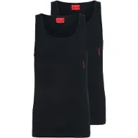 HUGO for man. 50469778 Pack 2 Logo Undershirts black (S), Homewear, Cotton