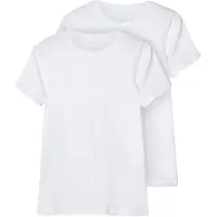 Name it T-skjorte - Noos - NkmT-skjorte - 2-pack - Bright White - - 11-12 år (146-152) - T-skjorte