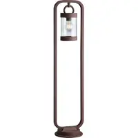 TRIO Veilampe SAMBESI, rustfarget, høyde 100 cm, metall, IP44