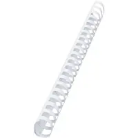 GBC CombBind - 45 mm - 21 ringer - A4 (210 x 297 mm) - 390 ark - hvit - 50 stk plastbindekam - for P/N: 2101435, IB271106, IB271717