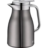 Alfi Skyline, 0,65 l, Grå, Kromfarget, Plast, Polypropylen (PP), Silikon, Herdet glass, Termoplastisk elastomer (TPE), 12 timer, 24 timer, 4 cm