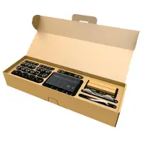 NeoMounts WL40S-910BL16 - Monteringssett (montering) - for flatpanel - full bevegelse - svart - skjermstørrelse: 40-70 - søyle