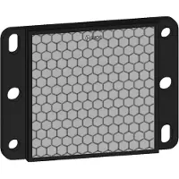Schneider Electric Reflektor firkant med 2 skruehuller 50x50 mm