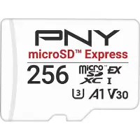 PNY - flash memory card - 256 GB - microSD PCI Express Gen 3x1 UHS-I