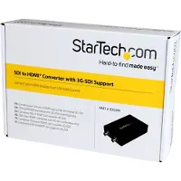 StarTech.com StarTech SDI to HDMI Converter - 3G SDI to HDMI Adapter with SDI Loop Through Output - SDI to HDMI Audio/Video Adapter - 755ft (230m) (SDI2HD) - Videokonverter - 3G-SDI - HDMI, 3G-SDI - svart