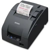 Epson TM U220IID (102) - Kvitteringsskriver - tofarget (monokrom) - punktmatrise - Rull (7,6 cm) - 16 cpi - 9 pin - inntil 8.8 linjer/sek - seriell - kutter - mørk grå
