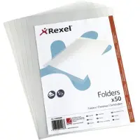 Rexel Premium - L-formet mappe - for A4 (210 x 297 mm) - blank (en pakke 50)
