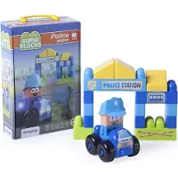 Miniland Super Blocks Police Station Byggespill 18 Enheter