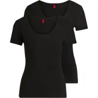 HUGO for woman. 50469660 Set 2 T-shirts Twin black (XL), Homewear, Cotton